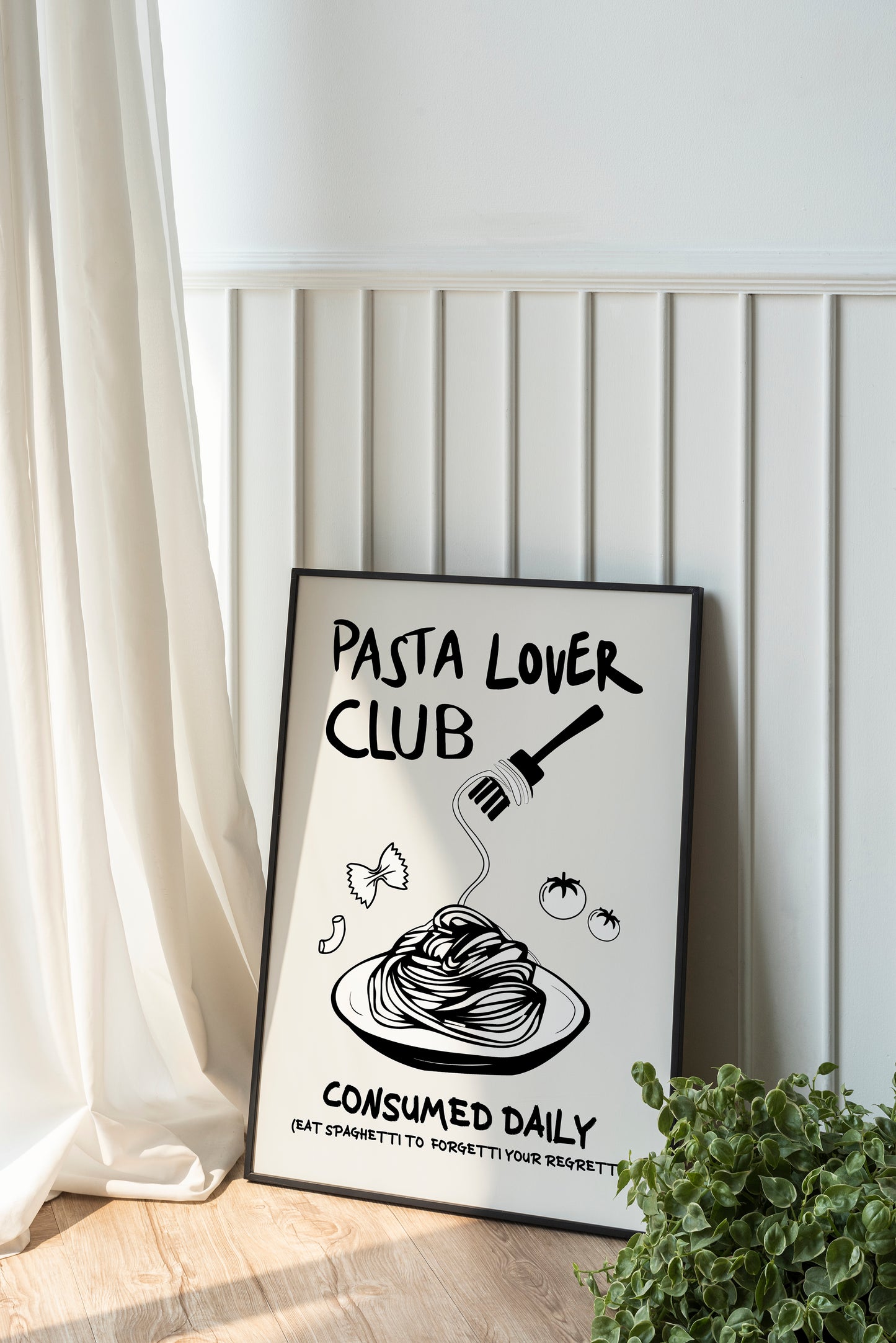 Póster Pasta Lover Club